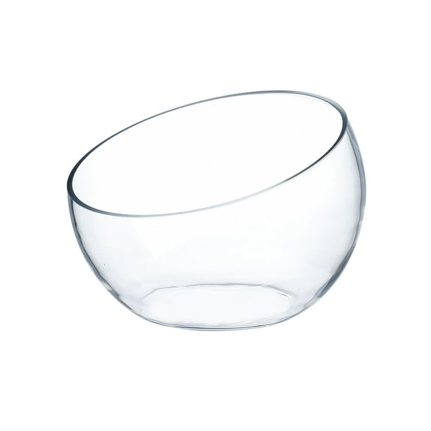 Dia 10 X H7 Large Glass Slant Cut Bowl Terrarium Globe Plant Vases Candle Holders Candy Jar Com - Large Glass Terrarium Jars Dia 10 X H7 Large Glass Slant Cut Bowl Terrarium Globe Plant Vases Candle Holders Candy Jar Com - Large Glass Terrarium Jars