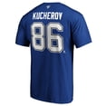 thumbnail image 3 of Men's Fanatics Nikita Kucherov Blue Tampa Bay Lightning Team Authentic Stack Name & Number T-Shirt, 3 of 3