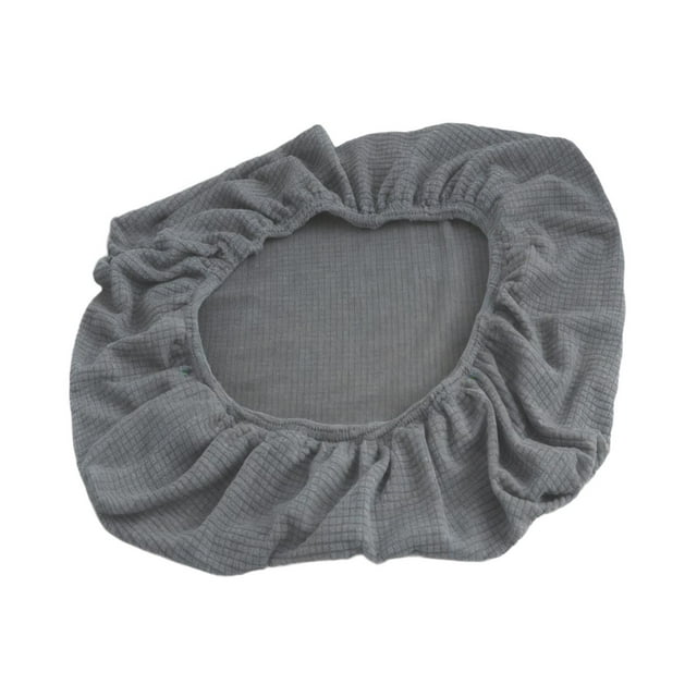 Fundas resistentes y lavables para cojines individuales de sofá y chaise longue de terciopelo. Gris