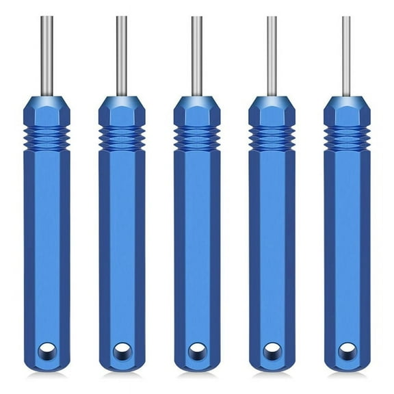 5PCS Pin Removal Tools Kit Pin and Socket Contact Connectors, Male and Female Connector Tube Type Pin Extractor to