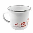 thumbnail image 2 of Chinese Steel Camping Mug, Asian Traditional Purity Blossoms Curved Lace Like Branch and Leaves, Printed Thermal Cup for Camping and Outdoor Activities, by Ambesonne, 2 of 2