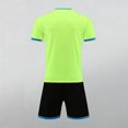 thumbnail image 6 of ITSAME Boys Athletic Outfit Sets, Breathable Quick-Dry Crewneck T-Shirt and Shorts Outdoor Sport Sets 2-Piece Green Size 4-5, 6 of 6