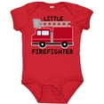 thumbnail image 3 of Inktastic Red Fire Little Firefighter Boys or Girls Baby Bodysuit, 3 of 5