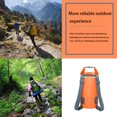 thumbnail image 4 of Greeniant Bolsa seca impermeable de PVC 10L 15L 20L buceo al aire libre plegable hombre mujer playa bolsa de natación Rafting río océano Deportes acuáticos Naranja 20L Greeniant AP1617-06B, 4 of 6
