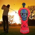 thumbnail image 4 of para la cabeza del conductor de golf Cráneo Impermeable Único PU para la cabeza del conductor de golf Controladores Palos de Prot Rojo A Macarena Casco de palo de golf, 4 of 8