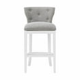 thumbnail image 4 of Alaterre Furniture Miranda Swivel Low Back Bar Height Bar Wood Stool, White, 4 of 8