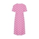 thumbnail image 3 of Vestido Casual Pantalones para Mujeres Vestido de Cuello Alto Cintura Elástica Cuello en V Manga Corta Polka Dot Cuello Redondo Top, 3 of 5