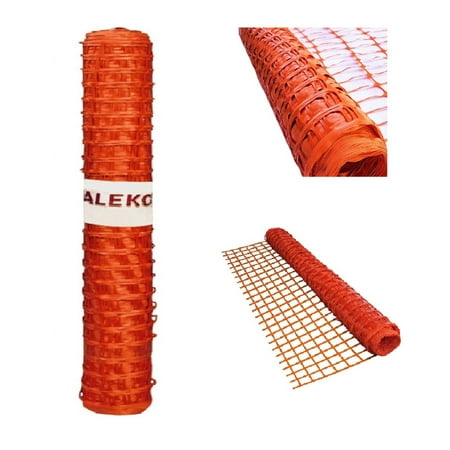 ALEKO Safety Fence Barrier 3x330 Feet PVC Mesh Net Guard Orange