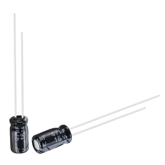 47uF 16V Capacitor, Aluminum Electrolytic Capacitors 105C High Temp 50pcs