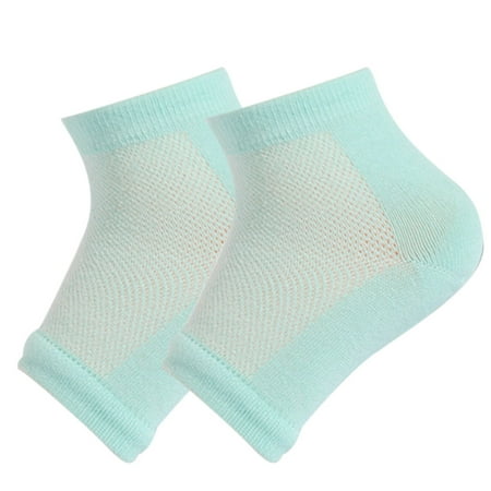 

TureClos 1 Set Gel Heel Socks Woolen Toeless Comfortable Open Toe Silicone Beauty Hosiery Spa Experience Adjustable Ankle Kit