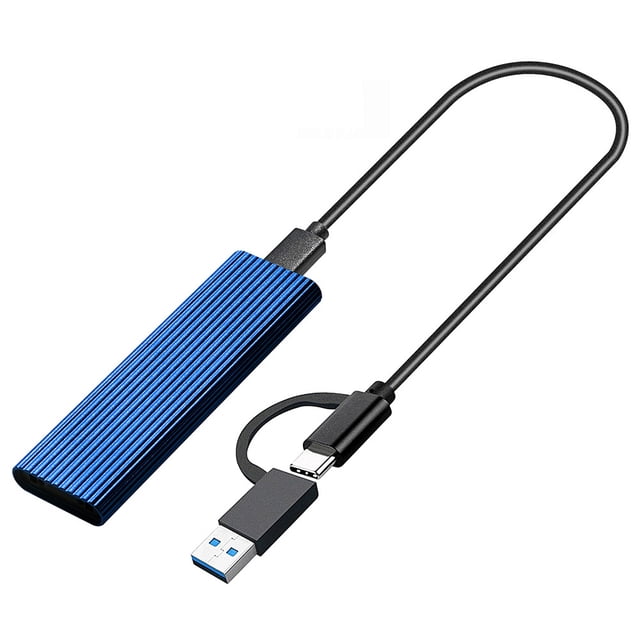 Caja SSD Caja de M.2 a USB 3.1 de doble protocolo M.2 NVME PCIE/NGFF SATA NVME SSD Case Box Hugtrwg Para estrenar