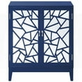 thumbnail image 5 of Breckenridge Blue 2-door Console Table - Store Essentials Neatly with Magnetic Closures, 5 of 6