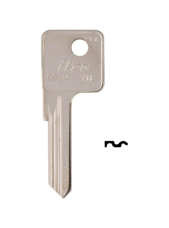 ILCO Yale Nickel Plated House Key, Y1E/999N (10-Pack) AL5291800B
