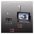 thumbnail image 3 of 7 Inch Wireless Car Monitor Screen Reverse Vehicle Monitors Reversing Camera Screen For Car Monitor For Auto Truck RV ,Clear Night Vision, 3 of 7