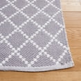 thumbnail image 4 of SAFAVIEH Montauk Jolyon Diamond Cotton Area Rug, Light Grey/Ivory, 8' x 10', 4 of 9