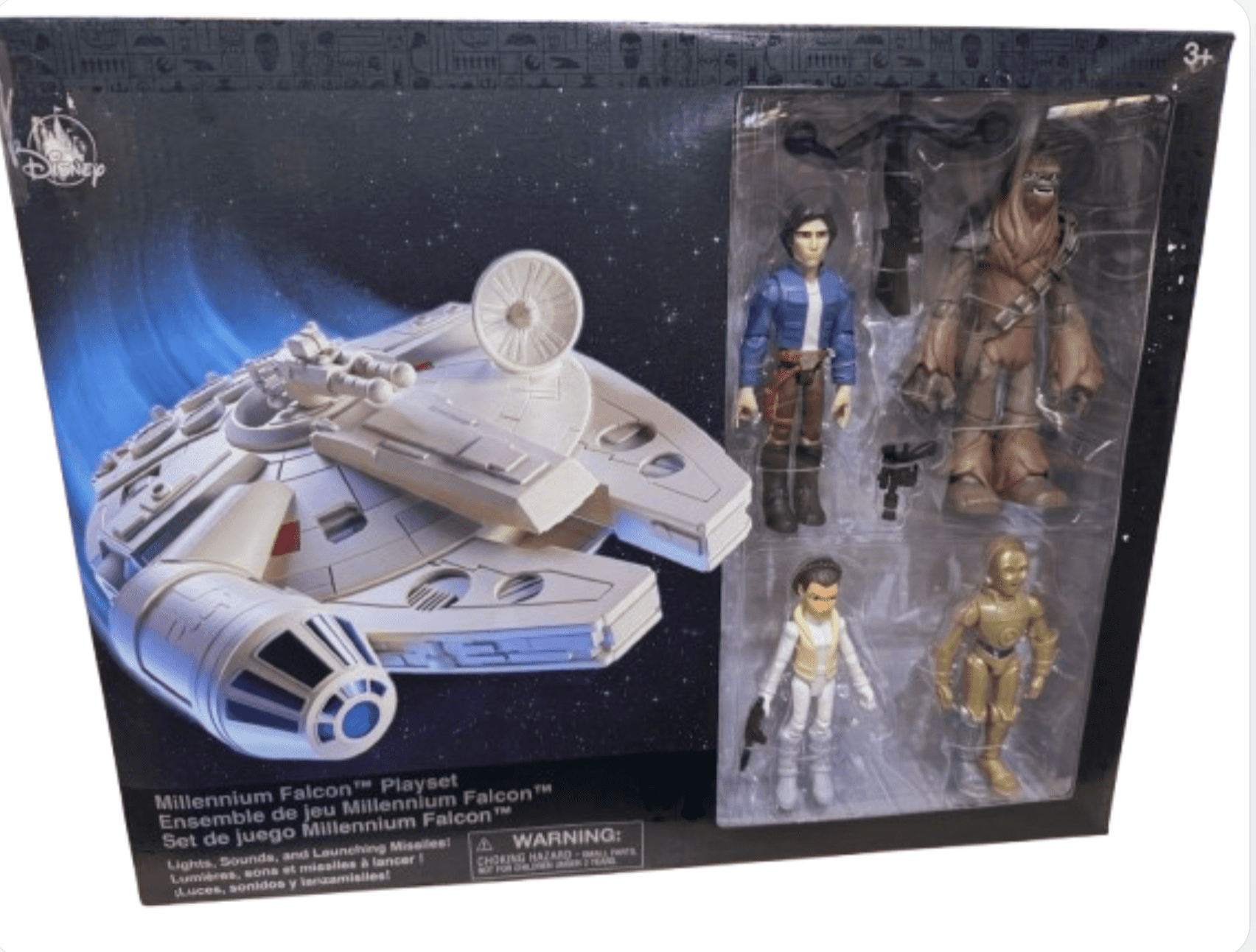 Disney Star Wars Millennium Falcon Playset Toybox Action Figure