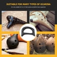 thumbnail image 2 of 8 Pcs Ocarina Base Bracket Gift for Ocarina Players 6.80X5.00X2.50CM Black, 2 of 6