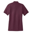 thumbnail image 6 of Mafoose Women's Comfortable Silk Touch Polo Golf Shirt Short Sleeve Maroon XS, 6 of 7