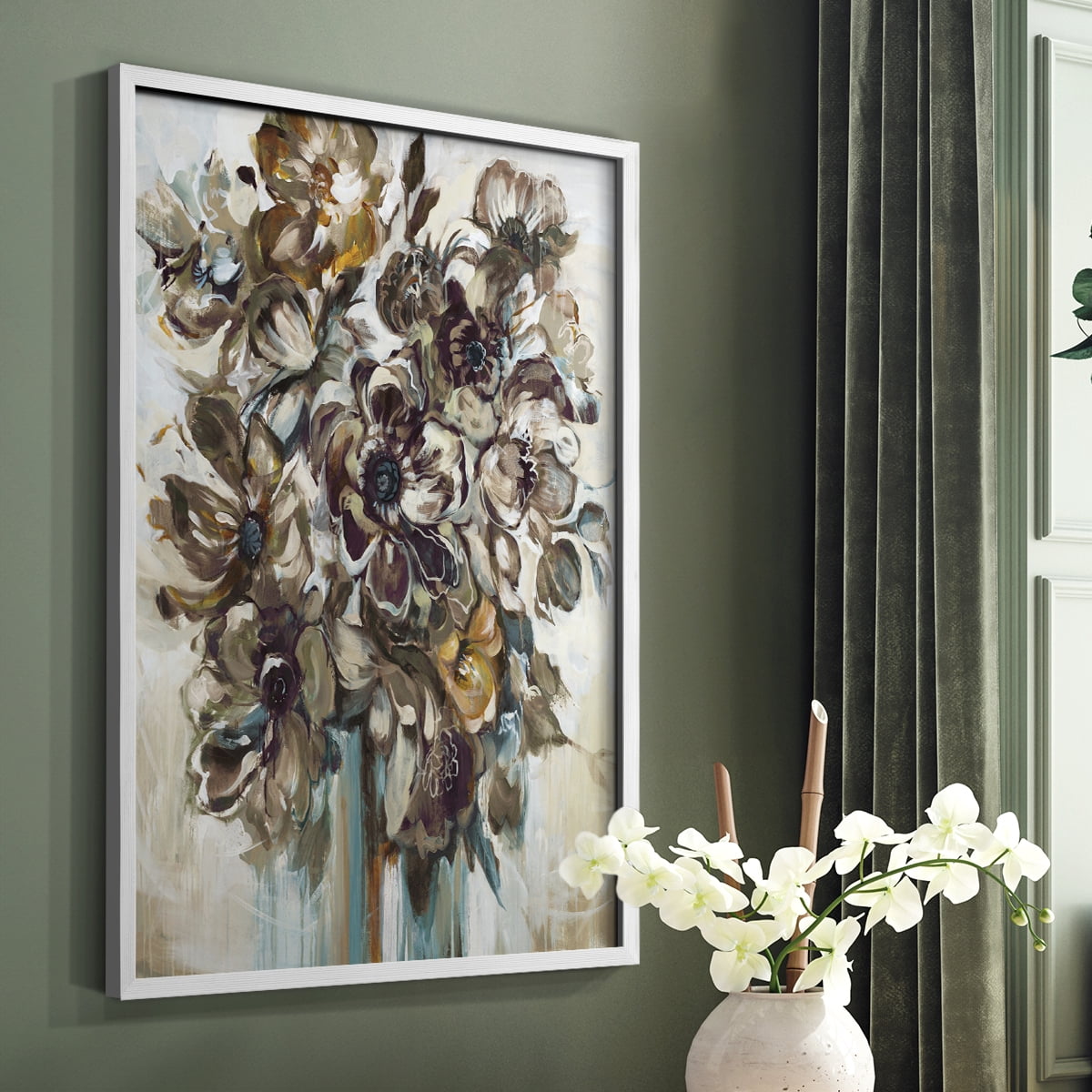 Wild At Heart VI Framed Print in White Solid Wood 8 x 10 Framed Print