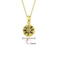 thumbnail image 5 of Bling Jewelry Womens MY SUNSHINE Sunflower Locket Pendant Necklace Gold Plated Silver, 5 of 7