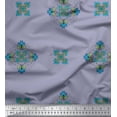 thumbnail image 1 of Soimoi Rayon Fabric Damask & Mandala Decorative Decor Fabric Printed Yard 56 Inch Wide, 1 of 3