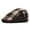 brown, variant on Autumn And Winter Thick Implants Warm Berets Men's Winter Hat Fashion Stitching Plaid Hat Light Core Velvet Peaked Cap
