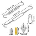 thumbnail image 2 of Ovzne Stainless Steel Hardware Kit For Three Corners Shade Installation On Clearance, 2 of 2