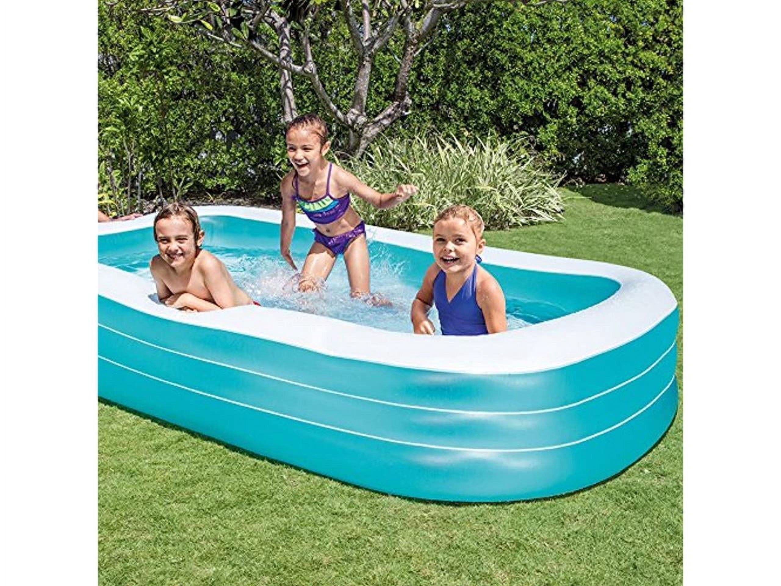 Intex - 58484NP - Frosted Rectangular Pool - Blue Color