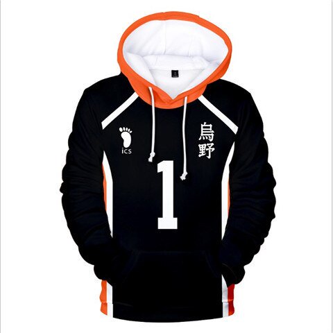 ¡¡¡Anime Haikyuu!!! Cosplay sudadera voleibol figura uniforme adulto Casual manga larga 3D jerseys Anime JapónDaichi SawamuraL Deng Xun unisex