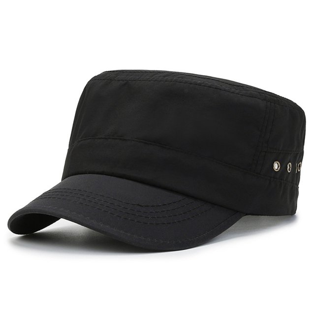 WEIYLL Baseball Cap Men Classic Casual Adjustable Solid Color Quick Dry Flat Top Comfortable Men Visors Hat
