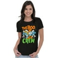 thumbnail image 3 of Spooky Halloween Smurfs The Boo Crew Women's T Shirt Ladies Tee Brisco Brands S, 3 of 5
