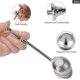thumbnail image 2 of Bola de té telescópica de acero inoxidable Filtro de té esférico Bola de té esférica de acero inoxidable Filtro de bola de té Filtro de bola de té para té y especias (2 piezas) - -, 2 of 5