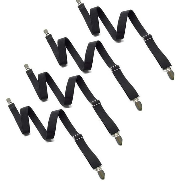 LHX Extend 20" to 78" Adjustable 4-Piece Under Sofa, Mattress, Bed Sheet Fastener, Long Strap Clip Bands