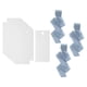 thumbnail image 3 of 50 tarjetas de nombre de mesa en blanco con 3 rollos de cinta, adorno multifuncional azul, 3 of 8