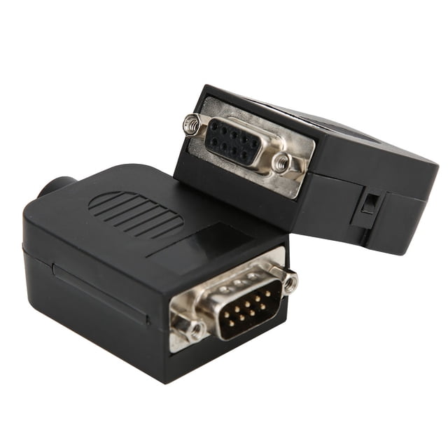 Módulo conector de terminal en serie, 2 piezas, conector de terminal tipo tuerca DB9, pines del módulo, adaptador en serie, calidad inigualable