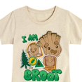 thumbnail image 3 of Marvel Guardians of the Galaxy - Groot Sticker - Toddler And Youth Girls Fitted Short Sleeve Graphic T-Shirt, 3 of 5