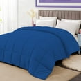 thumbnail image 2 of BedDecor 300 GSM 1 Pcs Solid (Medium Blue,Twin/Twin Xl) 100% Egyptian Cotton Base Comforter, 2 of 8