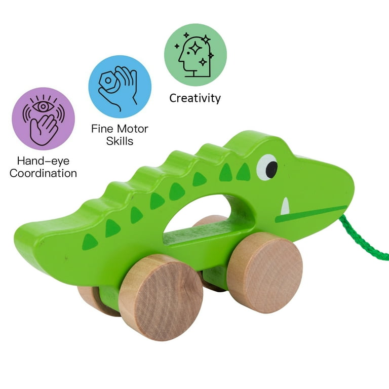 Wooden pull along toy 2025