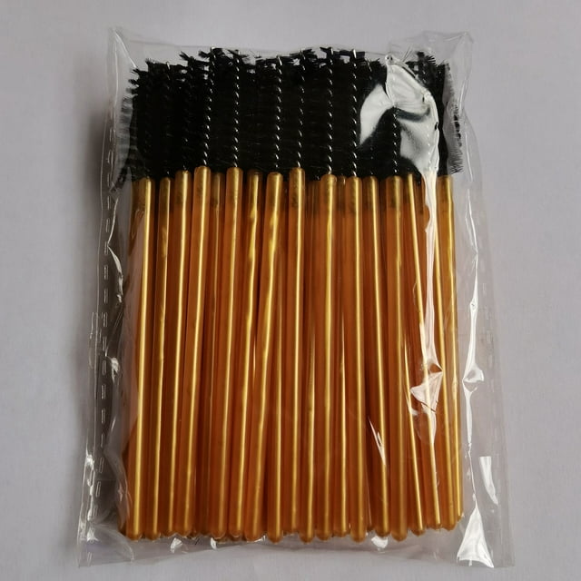 Oubit Outils de Maquillage, 50pcs Ensemble de Brosse à Cils Maquillage Brosse à Cils Technologie Révolutionnaire