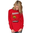 thumbnail image 4 of PACMAN Avoid Responsibility Lazy Long Sleeve TShirt Men Women Brisco Brands M, 4 of 6
