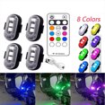 thumbnail image 4 of Thinsony Motorcycle Led Light Strobe Remote Wireless Control Adjustable Remote Control Dims Light Light Led 2 lamps+controller, 4 of 6