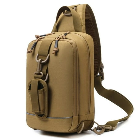 Outdoor tactical Camouflage kettle chest bag Men s hiking backpack hunting fishing camo hiking shoulder bag Outdoor Single