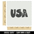 thumbnail image 2 of USA Fun Patriotic Text United States of America DIY Cookie Wall Craft Stencil - 4.5 Inch, 2 of 5