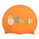 thumbnail image 1 of Gorro de natación de silicona de caracol de dibujos animados único 1 Pc Naranja, 1 of 1