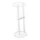 thumbnail image 3 of Mesa auxiliar de acrílico transparente, mesa de centro, mesa moderna y sencilla de 10 pulgadas, mesa para bebidas Estilo C, 3 of 9