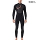 thumbnail image 2 of HETSUITS Caracteres chinos Traje de buceo Pareja Swimsuit Elasticity UV Protección de surf Traje para Snorkeling Surfing Men's Black L 3mm Eigraketly OD017111-03, 2 of 6