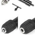 thumbnail image 4 of Broca de taladro eléctrico Eje reutilizable de plástico Broca de adaptador ajustable de tres garras Taladros inalámbricos estables resistentes Herramientas eléctricas Negro Abrazadera de plástico Eigraketly TO009197-02, 4 of 6