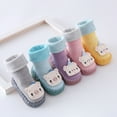 thumbnail image 3 of harmtty 1Pair Cartoon Baby Floor Socks Cartoon Warm Boots Anti-Slip Toddler Shoes for Infants, 3 of 8