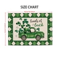 thumbnail image 2 of Cheapark St Patricks Day Holiday Decoration Placemat Insulation Linen Western Food Mat for Home Kitchen, 2 of 6