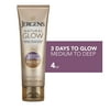 Jergens Natural Glow 3-Day Sunless Tanning Lotion, Medium to Deep Skin Tone, 4 fl oz